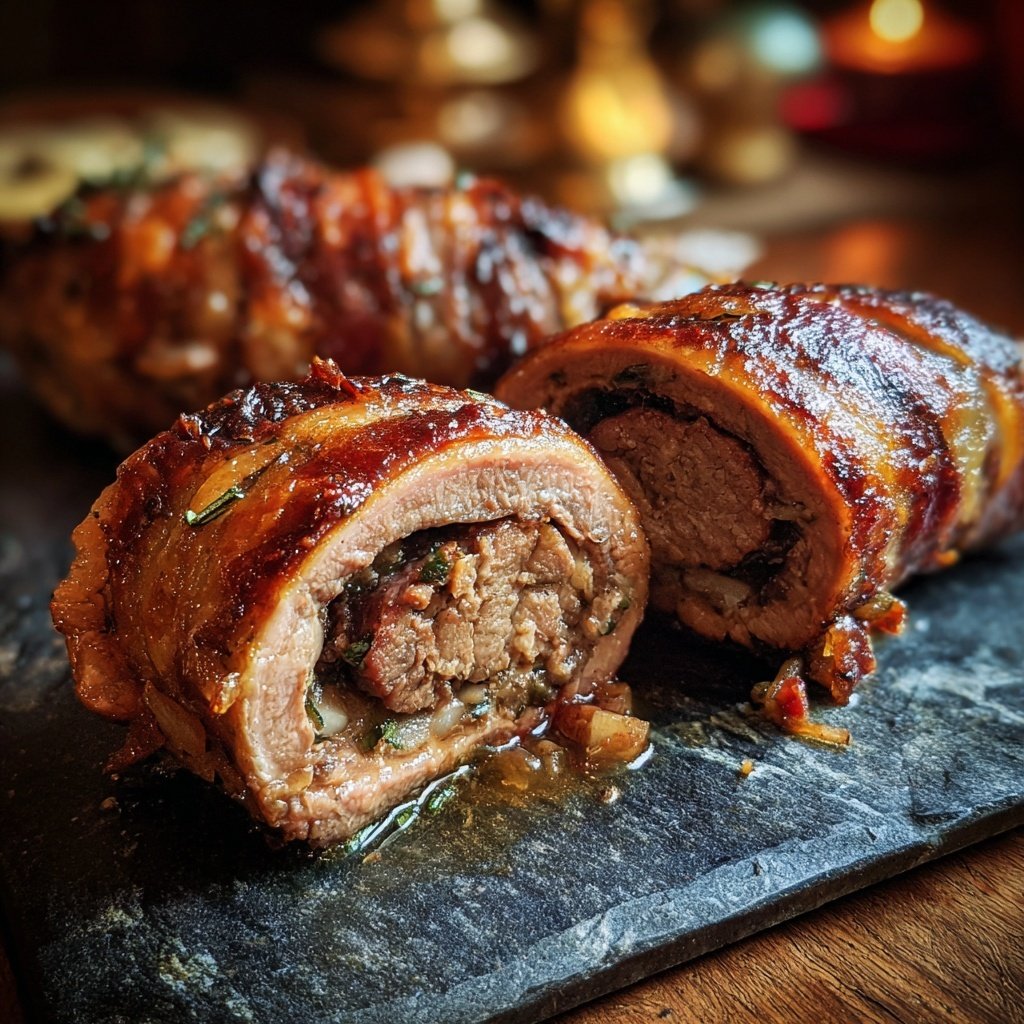 Hausmannskost Rinderrouladen mit Rahmsoße