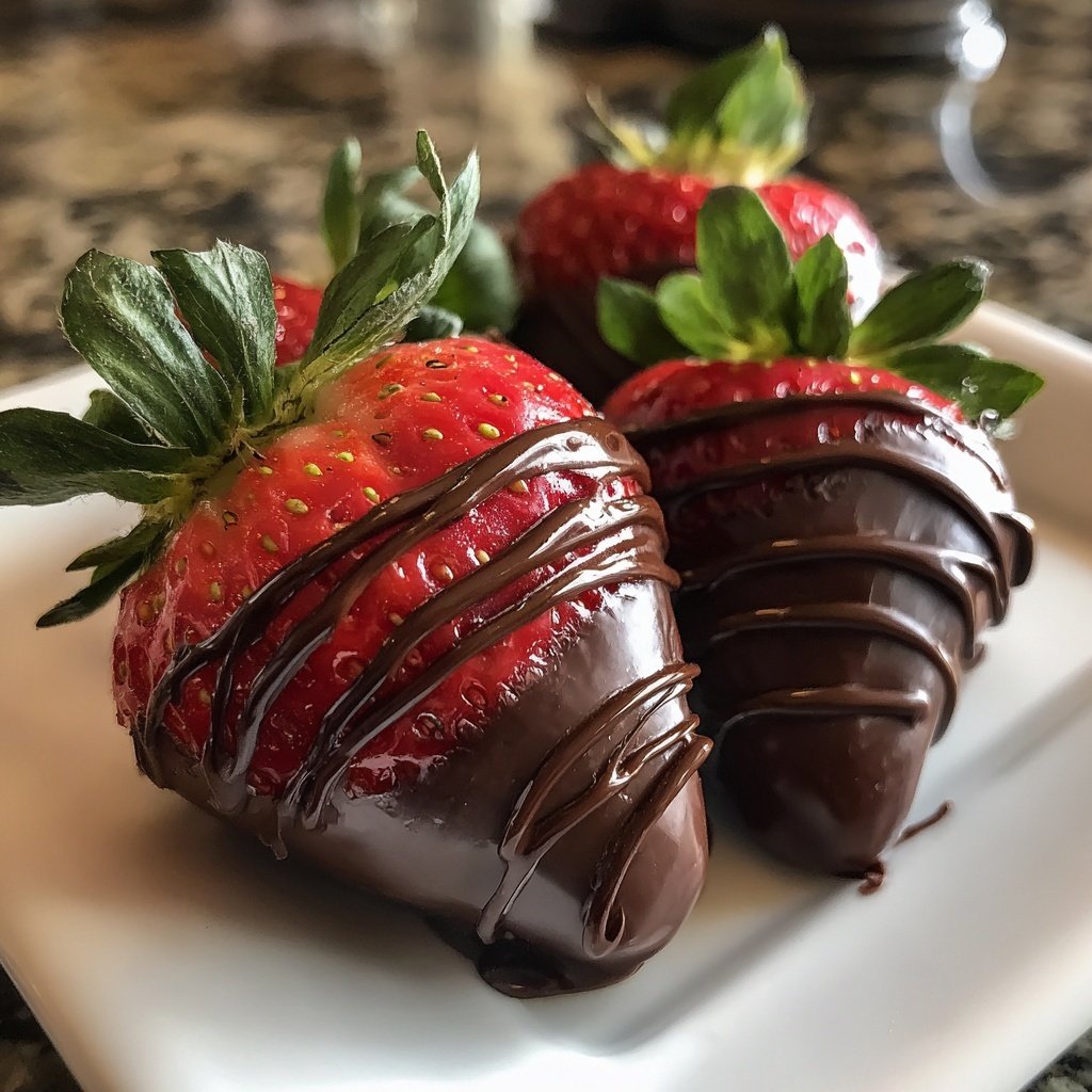 Schoko Erdbeeren selber machen