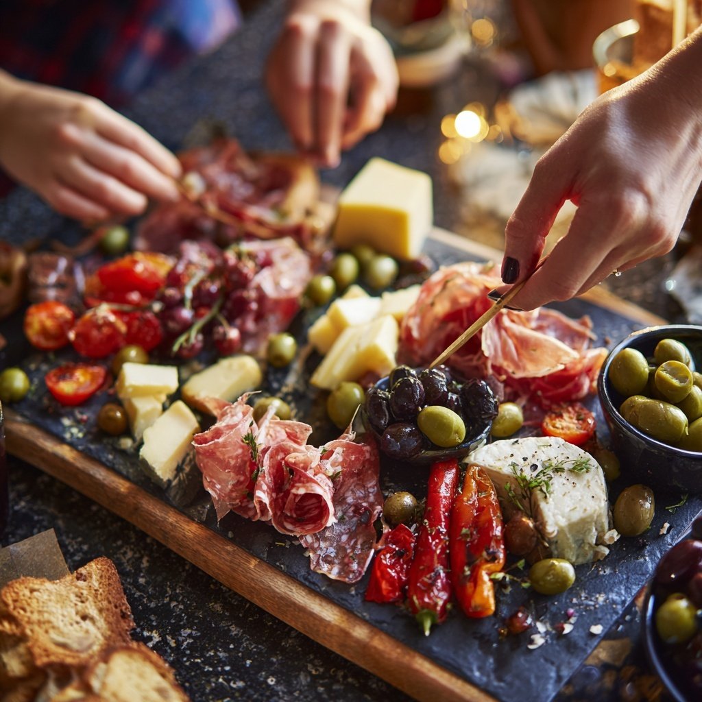 Antipasti-Platte für Paare