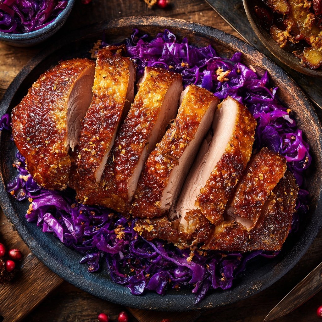 Saisonal & Festlich Weihnachtsgans mit Rotkohl