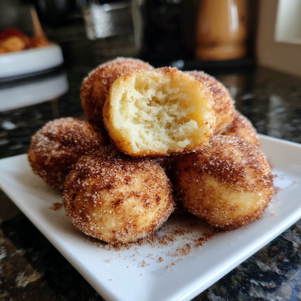 Quarkbällchen mit Zimt-Zucker