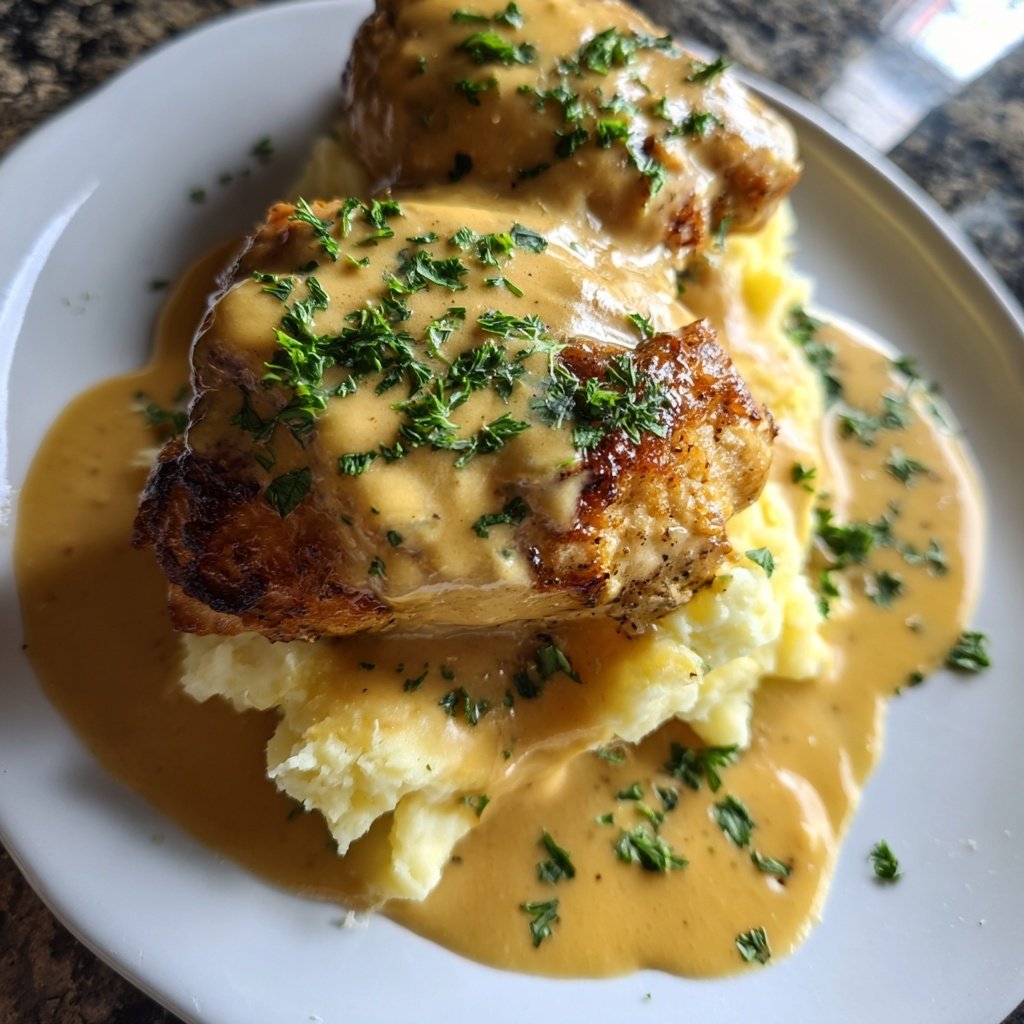 Hausmannskost Cremiges Hähnchen mit Kartoffelpüree