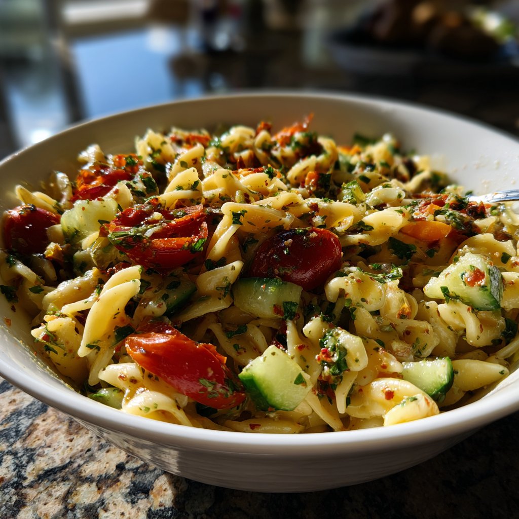 Mediterraner Nudelsalat Gesund