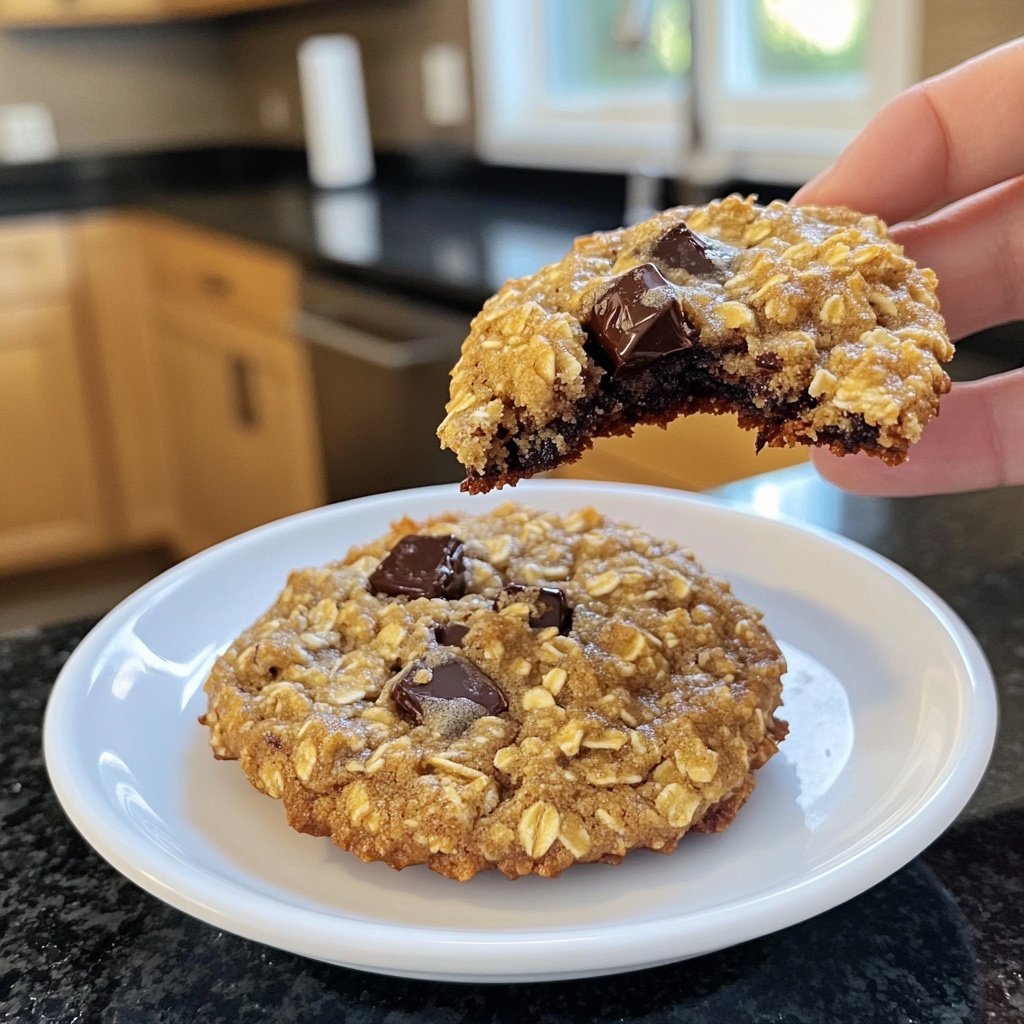 Schoko-Hafer Cookies – glutenfrei & vegan