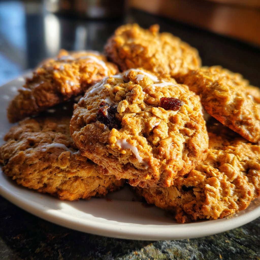 Cookies mit Hafer und Zimt