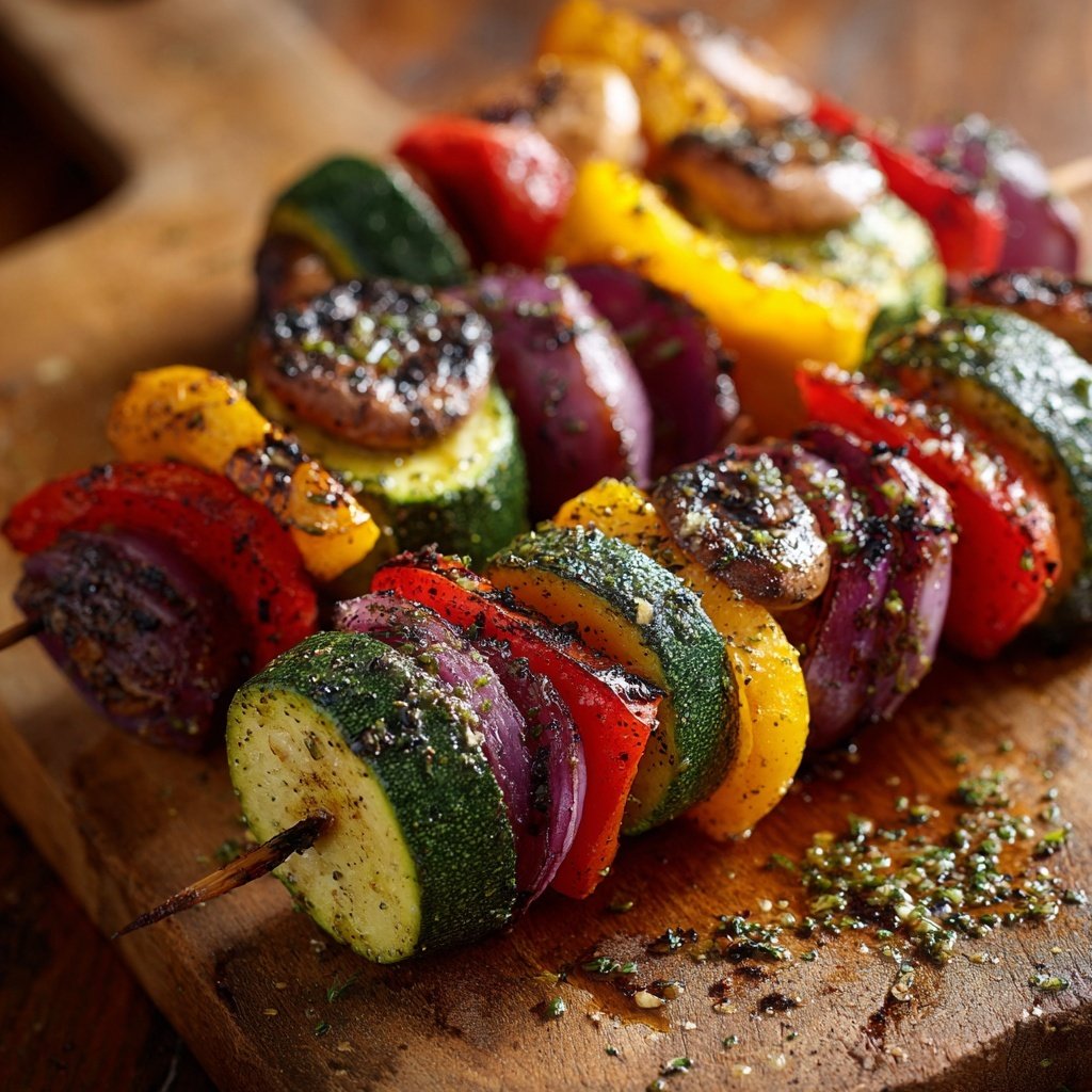 Gegrillte Gemüse Spieße