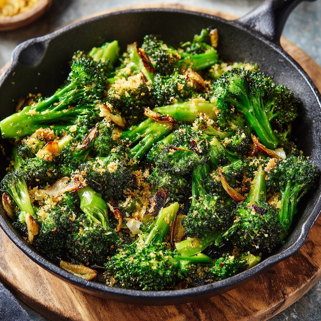 Brokkoli Pfanne Mit Zitronenschale